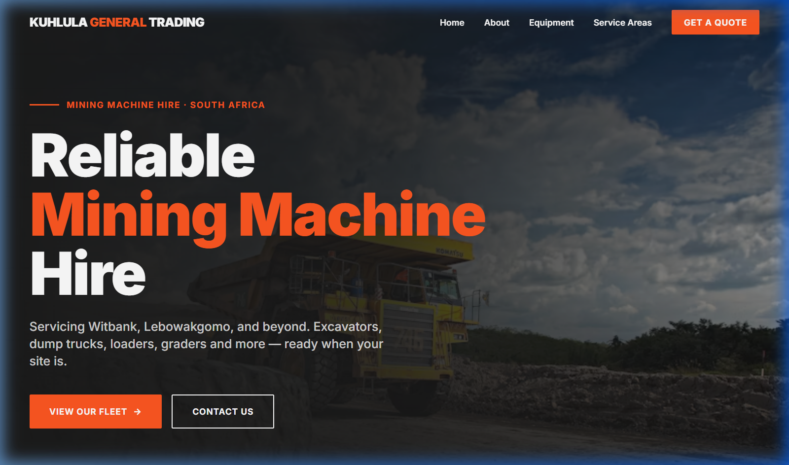 Kuhlula General Trading website screenshot